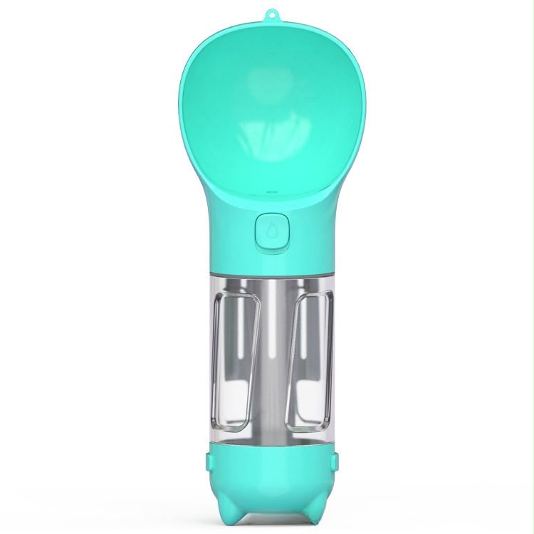 Hot Sale 3 in 1 Multifunctional Pet Supplies Outdoor Walking Travel Dog Water Bottle With Food Container and Poop Bag Dispenser